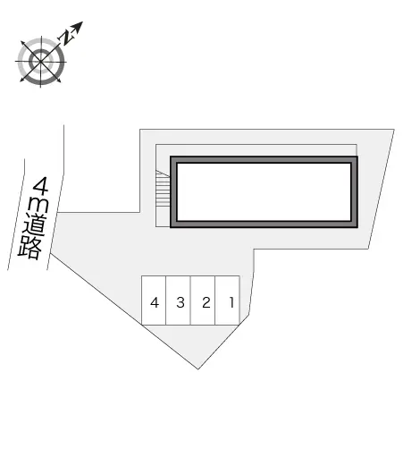 ★手数料０円★千葉市花見川区朝日ケ丘３丁目　月極駐車場（LP）